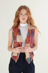 Linen Patchwork Vest