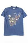 Eagle, Wolf, & Deer T-Shirt (Single Stitch)
