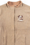 Tan Disney World Fleece Zip Sweatshirt