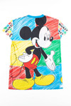 Mickey Mouse Color Block Oversized T-Shirt