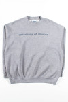 Grey University Of Illinois Sweatshirt