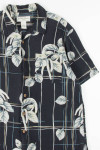 Windowpane Silk Hawaiian Shirt 1903