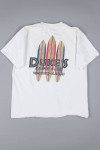 Stained Duke's Canoe Club Hawaii Souvenir T-Shirt