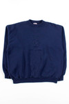 Navy Embroidered Atlanta 1996 Olympics Sweatshirt