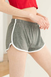 Heather Grey Athletic Dolphin Shorts