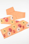 Vintage Orange Daisy Nagoya Obi 87