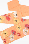 Vintage Orange Daisy Nagoya Obi 87