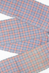 Vintage Blue Plaid Obi 59