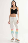 Cancun White Tie Dye Joggers