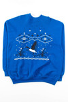 Goose Pattern Sweatshirt