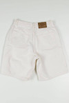 Women's Vintage Cream Denim Shorts 304 (sz. 12)