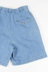 Women's Vintage Pleated Denim Shorts 311 (sz. 8)