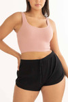 Black Thermal Dolphin Shorts (Extended Sizes)