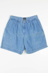 Women's Vintage Pleated Lee Denim Shorts 346 (sz. 31)