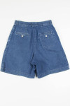Women's Vintage Pleated Denim Shorts 347 (sz. 10)