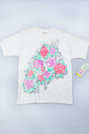 Deadstock Roses T-Shirt (Single Stitch)
