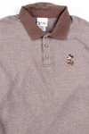 Brown Mickey Mouse Polo Shirt