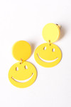 Smiley Face Drop Earrings