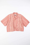 Tommy Bahama Cropped Hawaiian Shirt (2000s)