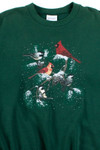 Birds In Snow Sweatshirt