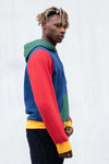 Primary Color Block Hoodie