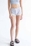 Grey Drawstring Dolphin Shorts