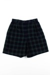 Vintage Plaid Corduroy High Rise Short