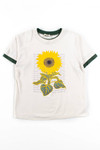 Vintage Sunflower Layered T-Shirt