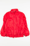 Vintage Red Ruched 90s Jacket 19534