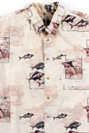 Munsingwear Fish Button Up Shirt