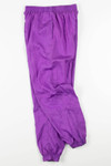 Vintage Purple Windbreaker Pants (sz. M)