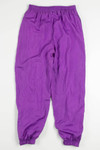 Vintage Purple Windbreaker Pants (sz. M)