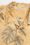 Vintage Monstera Leaves Hawaiian Shirt 1994
