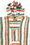 White Rasta Baja Hoodie