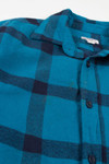 Vintage Blue Flannel Shirt 3470