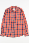 Vintage Orange Flannel Shirt 3474