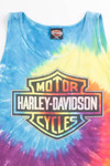 Tie Dye Harley Davidson Tank Top