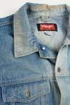 Vintage Faded Wrangler Denim Jacket 1387