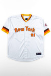 Vintage Padres Style New York Baseball Jersey