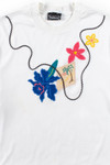 Vintage Embroidered Floral T-Shirt