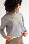 Grey Sunflower Sweatshirt