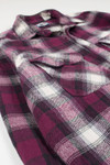 Vintage Plum Thick Flannel Shirt 3580