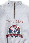 Vintage Cape May Zip Neck Sweatshirt (1995)