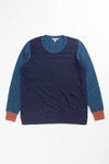 Color Block Wool Sweater