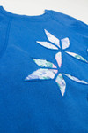 Geometric Floral Inset Sweatshirt