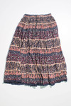 Vintage Multi-Colored Maxi Skirt