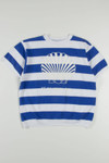 St. Maarten Striped Short Sleeve Sweatshirt