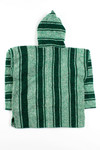 Vintage Green Stripes Baja Hoodie