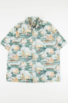 Vintage Ships & Sails Hawaiian Shirt 2029