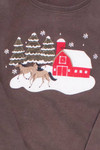 Horses Ugly Christmas Sweatshirt 55583